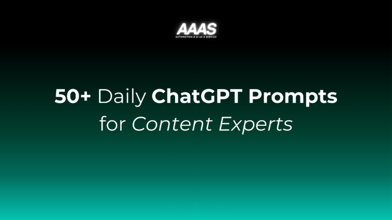Chatgpt prompts