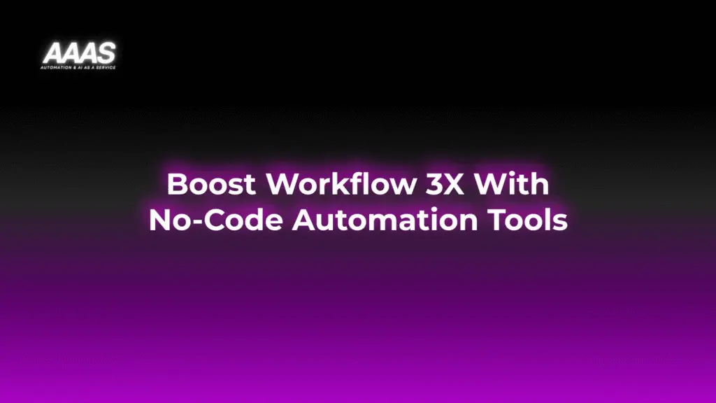 Boost productivity by integrating no-code automation tools that streamline workflows, cut manual tasks, and free teams to focus on strategic business goals.