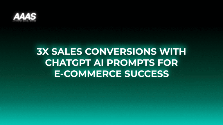 Optimize your SaaS sales funnel with ChatGPT business prompts to boost signups, user engagement, and MRR using AI-driven, hyper-personalized automation.