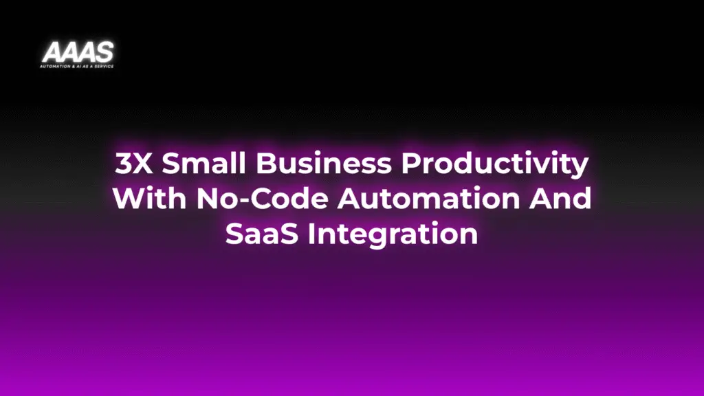 No-code automation and SaaS integration help small businesses cut costs, boost efficiency, and streamline operations without technical expertise or big budgets.