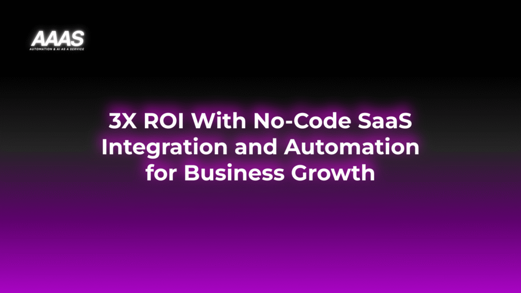 Unlock rapid business growth as no-code SaaS integration and automation transforms productivity, streamlines workflows, and boosts ROI for any organization.
