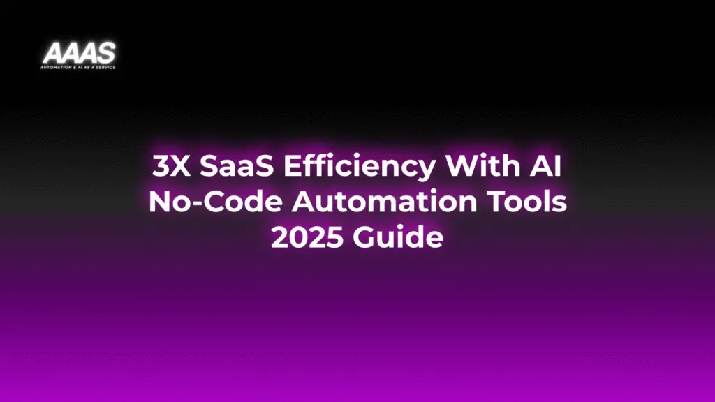 AI-driven no-code automation tools let businesses streamline SaaS workflows, reduce manual work, cut costs, and boost productivity across teams.