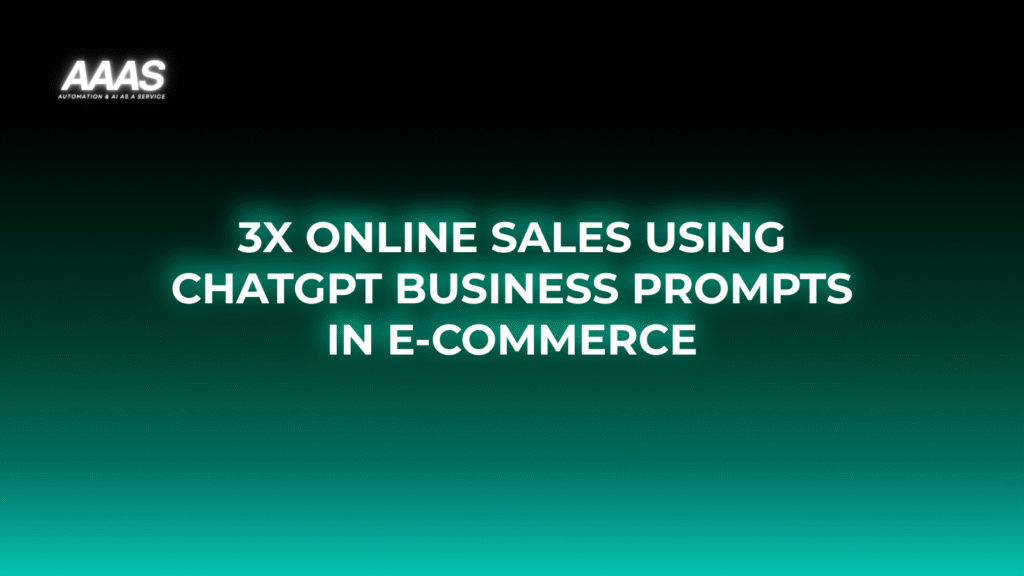 Boost online sales by leveraging ChatGPT business prompts in e-commerce to deliver 24/7 personalized support, streamline operations, and increase conversions.