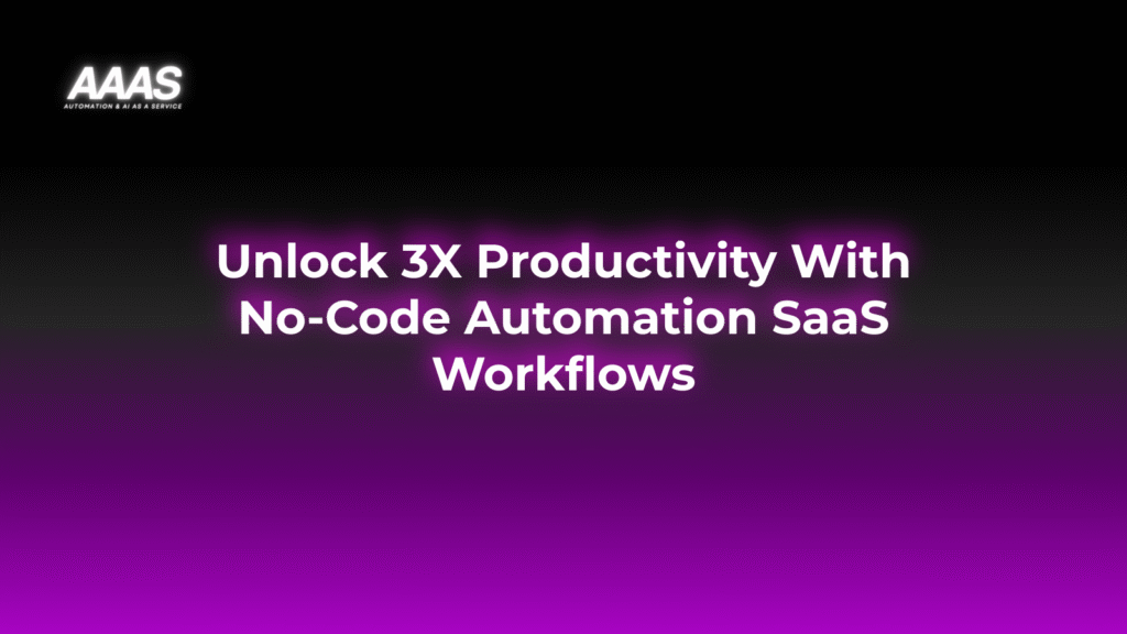 Streamline your business workflows and cut costs with no-code automation and SaaS integration for efficient, reliable operations and improved productivity.