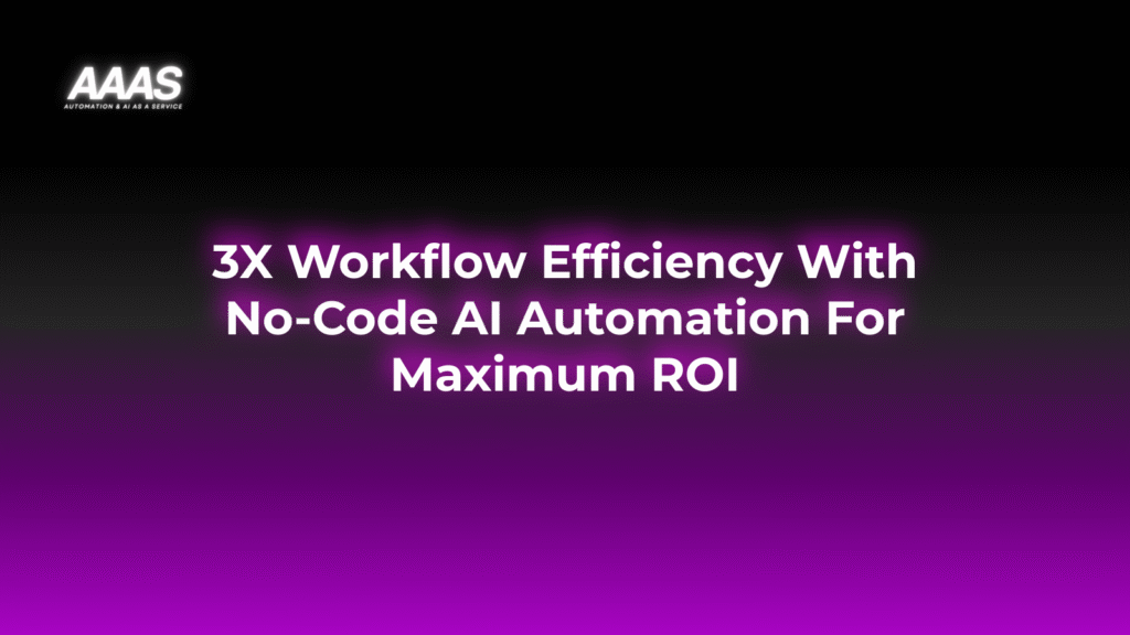 Boost productivity and efficiency by leveraging no-code and AI integration for workflow automation, empowering your team to automate tasks and drive ROI.