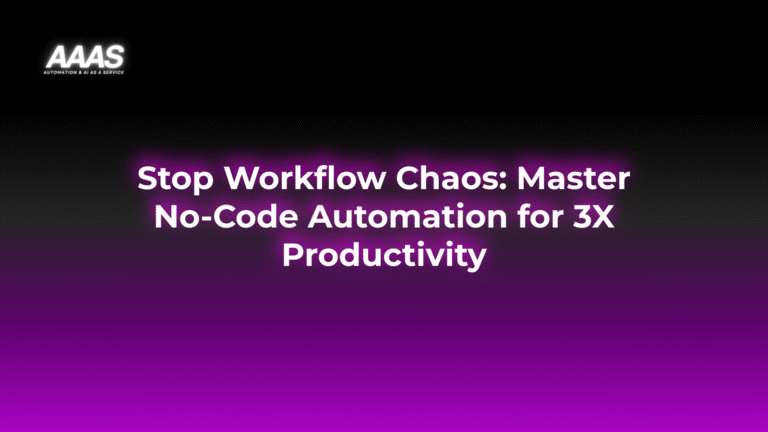 Boost productivity and ROI by streamlining business workflows with no-code automation and SaaS integration for faster, error-free operations and growth.