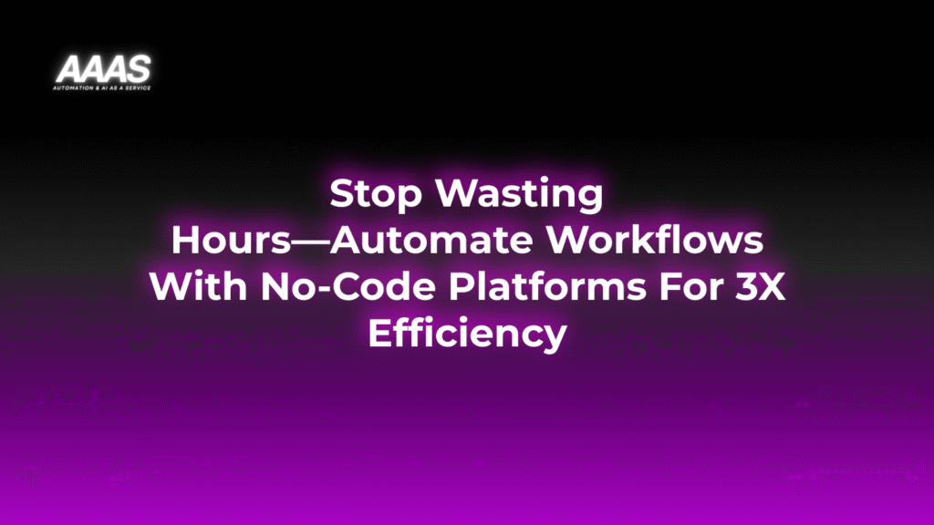 Boost business efficiency and cut costs using no-code automation platforms for seamless workflow integration, empowering teams to accelerate productivity.
