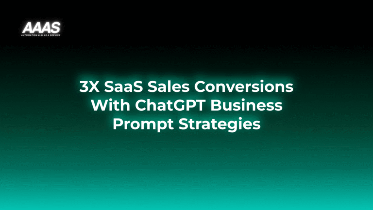 Boost SaaS conversions with ChatGPT business prompts that automate personalized outreach, streamline sales workflows, and drive measurable revenue growth.