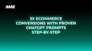 Unlock higher e-commerce conversion rates with step-by-step ChatGPT business prompts to personalize shopping, boost sales, and optimize customer engagement.