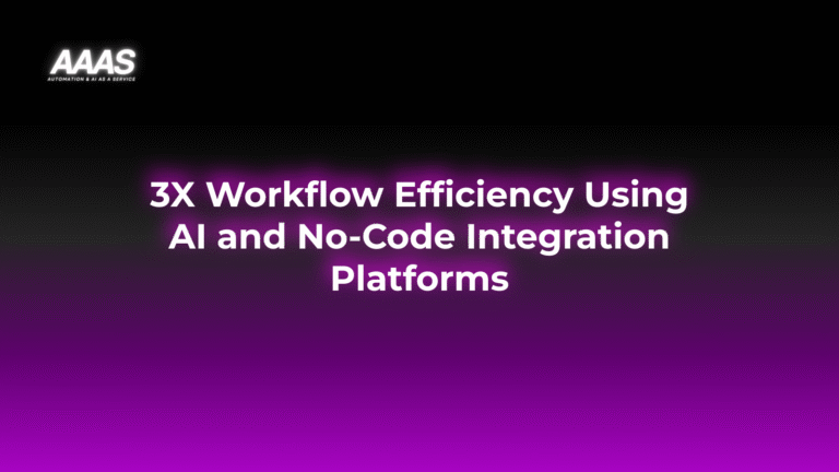Automate workflows and boost business efficiency by leveraging AI with no-code integration platforms, unlocking faster processes and higher ROI for your team.