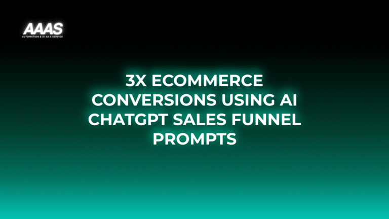 Boost e-commerce conversion rates with AI ChatGPT business prompts that personalize customer interactions, reduce funnel drop-offs, and drive measurable sales growth.