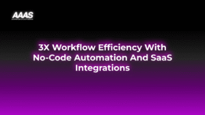 Streamline workflow management with no-code automation and SaaS integrations to boost efficiency, lower costs, and empower teams to achieve more.