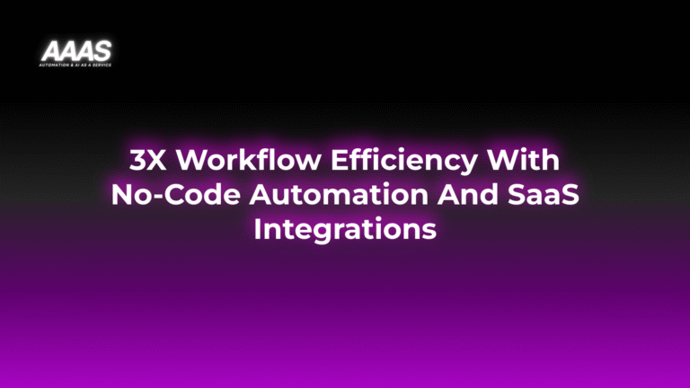 Streamline workflow management with no-code automation and SaaS integrations to boost efficiency, lower costs, and empower teams to achieve more.