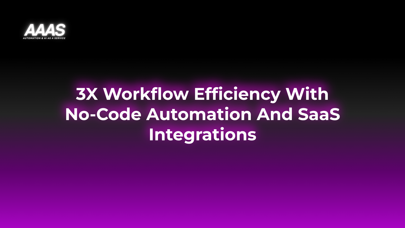Streamline workflow management with no-code automation and SaaS integrations to boost efficiency, lower costs, and empower teams to achieve more.