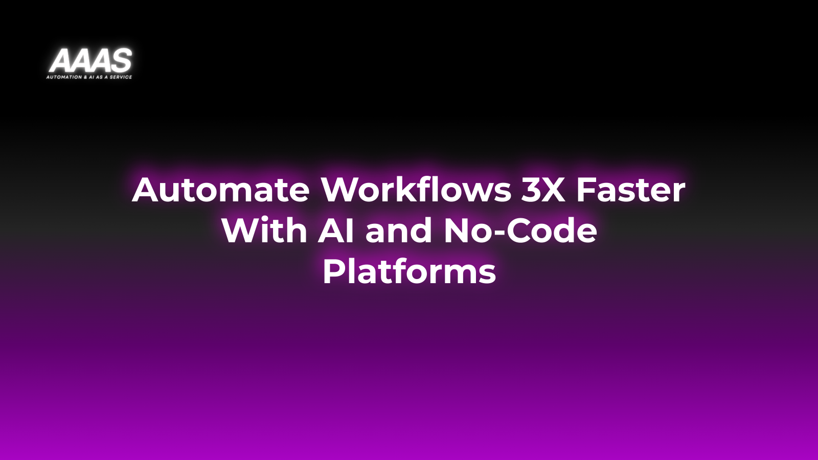 Unlock productivity and cut costs by automating business workflows with AI and no-code platforms, streamlining operations for greater efficiency.