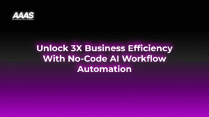 Boost business efficiency with AI-driven no-code workflow automation SaaS tools that streamline processes, cut costs, and free teams to focus on growth.