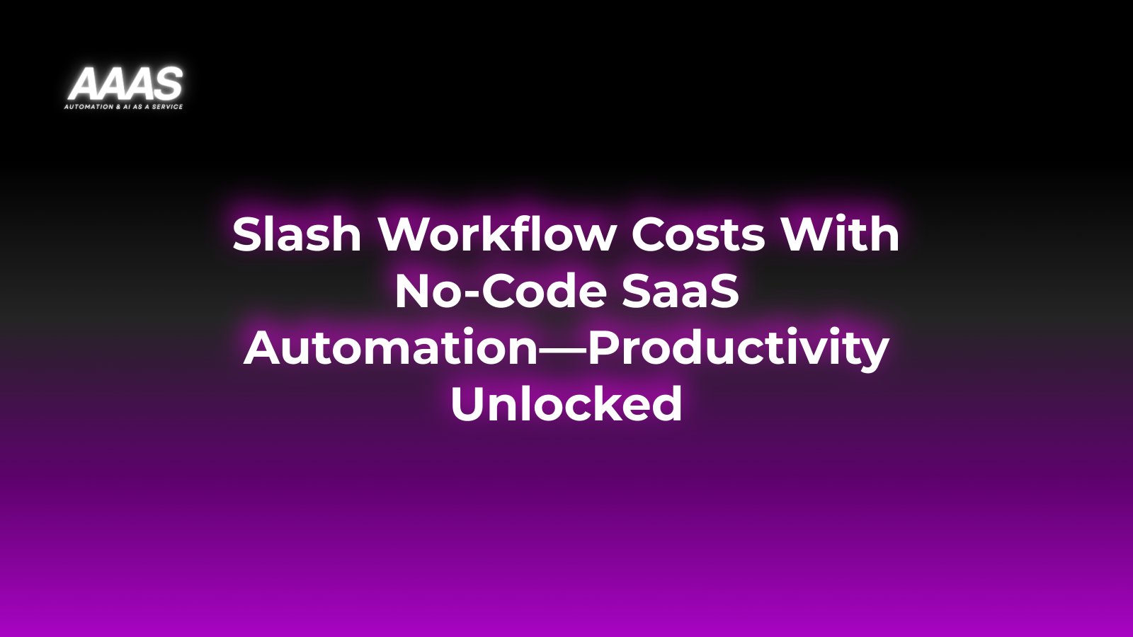 Automate workflows and boost productivity with no-code SaaS integration, reducing costs and streamlining business processes for greater efficiency and growth.