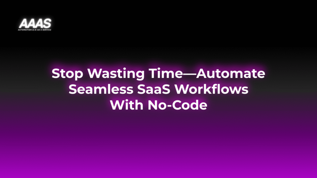 Integrating no-code automation with SaaS platforms streamlines business workflows, improves productivity, and boosts ROI by eliminating manual tasks and errors.